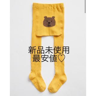 ギャップ(GAP)の新品未使用！最安値！GAP くまさん柄タイツ❁(靴下/タイツ)