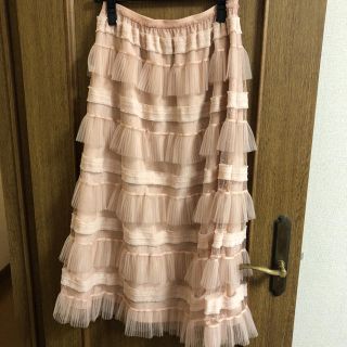 レッドヴァレンティノ(RED VALENTINO)のRED VALENTINO レースロングスカート(ロングスカート)