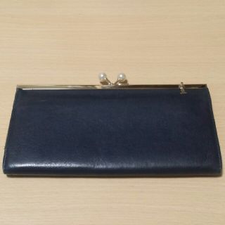 ランバンオンブルー(LANVIN en Bleu)のちぃ様　LANVIN パールがまぐち長財布(財布)