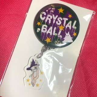 クリスタルボール(Crystal Ball)の【値下中】新品★CRYSTAL BALL★缶バッジ&チャーム★ハロウィン(ブローチ/コサージュ)