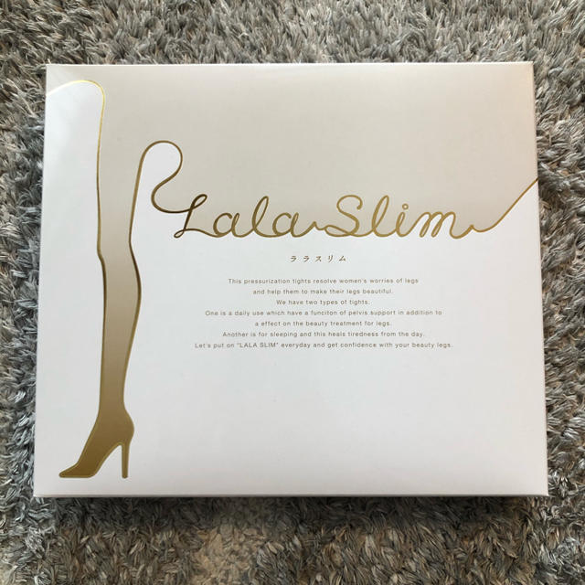 FABIUS(ファビウス)の着圧ストッキング　LALA SLIM ララスリム  s〜mサイズ レディースのレッグウェア(タイツ/ストッキング)の商品写真