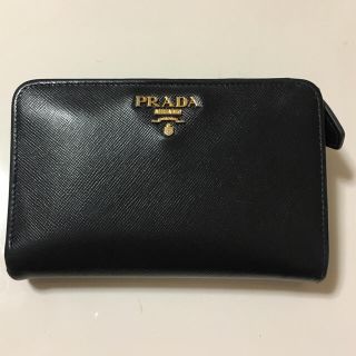 プラダ(PRADA)のPRADAサフィアーノ黒(財布)