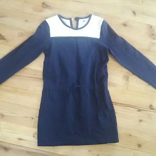 プチバトー(PETIT BATEAU)のプチバトー チュニック ワンピース 138cm(ワンピース)