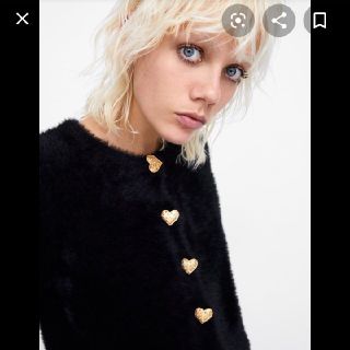 ザラ(ZARA)の再お値下げ致しました‼️ZARA♥️ﾆｯﾄｶｰﾃﾞ(ニット/セーター)