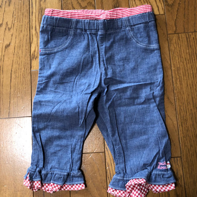 mikihouse(ミキハウス)のミキハウス　ウサギモデルのパンツ キッズ/ベビー/マタニティのキッズ服女の子用(90cm~)(パンツ/スパッツ)の商品写真