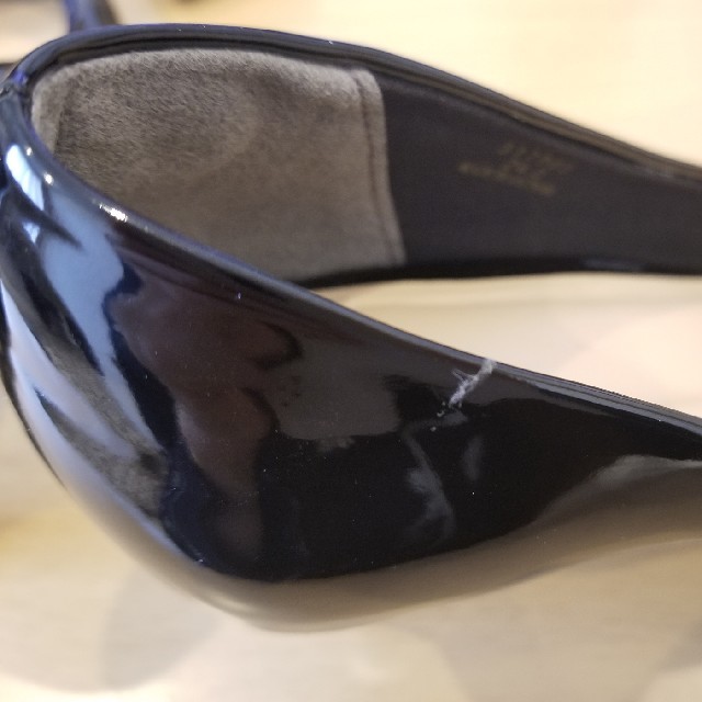 GU(ジーユー)のGU マシュマロパンプス　ブラック　エナメル レディースの靴/シューズ(ハイヒール/パンプス)の商品写真