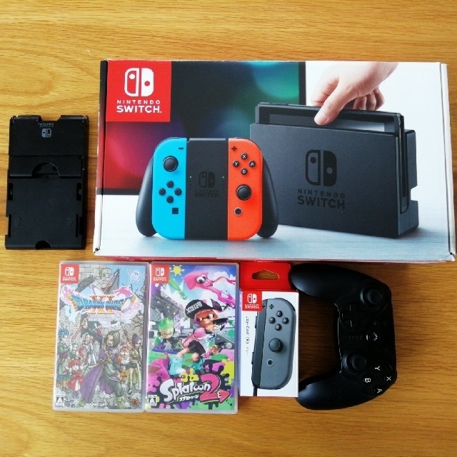 Nintendo Switch +ドラクエ11+スプラトゥーン2+ジョイコン+