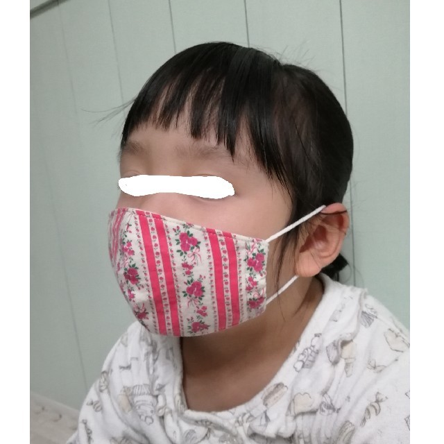 子供用インナーマスク 2枚セット ハンドメイドのキッズ/ベビー(外出用品)の商品写真