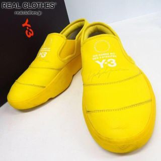 ヨウジヤマモト(Yohji Yamamoto)のY-3 ワイスリー スニーカー スリッポン ヨウジヤマモト イエロー 27 (スニーカー)