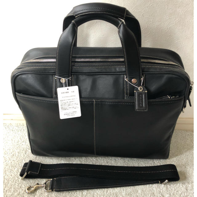 コーチ COACH レザービジネスバッグ　新品