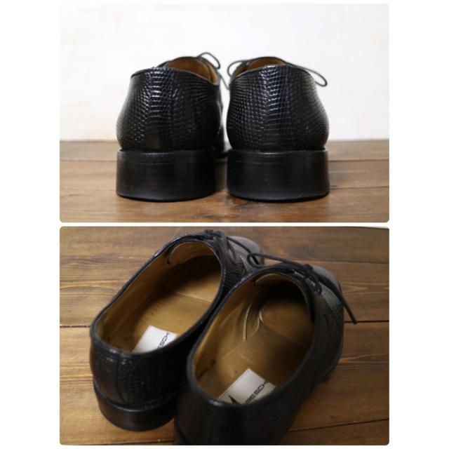 MORESCHI ビジネスシューズ 本革リザード 24〜24.5cm イタリア製 メンズの靴/シューズ(ドレス/ビジネス)の商品写真