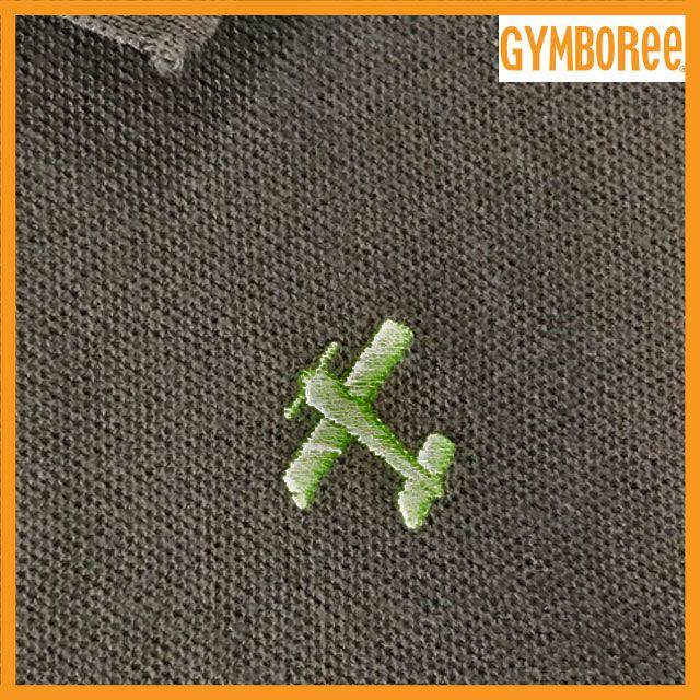 GYMBOREE(ジンボリー)の新品未使用 ジンボリー 飛行機刺繍 半袖ポロシャツ 100cm 4 4歳 キッズ/ベビー/マタニティのキッズ服男の子用(90cm~)(ブラウス)の商品写真