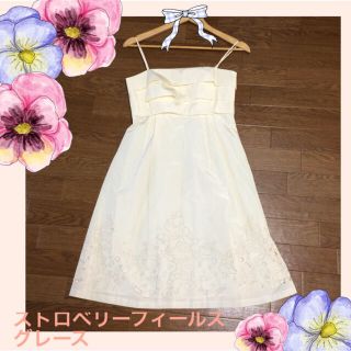 ストロベリーフィールズ(STRAWBERRY-FIELDS)の美品☆ストロベリーフィールズ ワンピース(ひざ丈ワンピース)