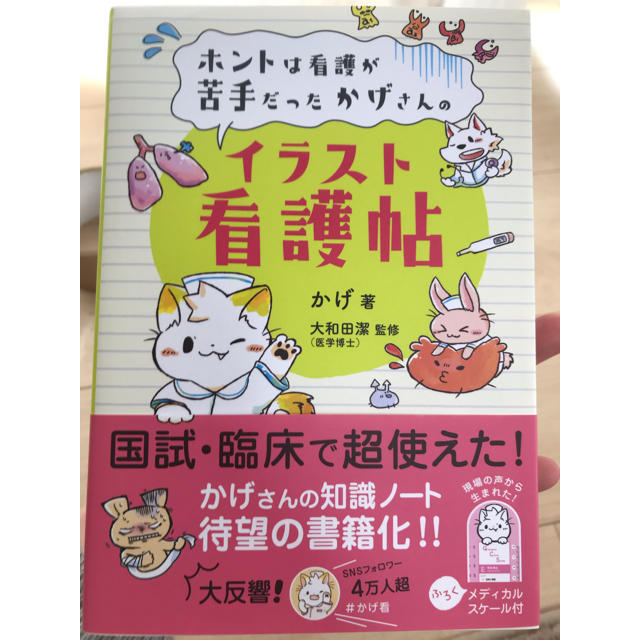 ホントは看護が苦手だったかげさんのイラスト看護帖 エンタメ/ホビーの本(健康/医学)の商品写真