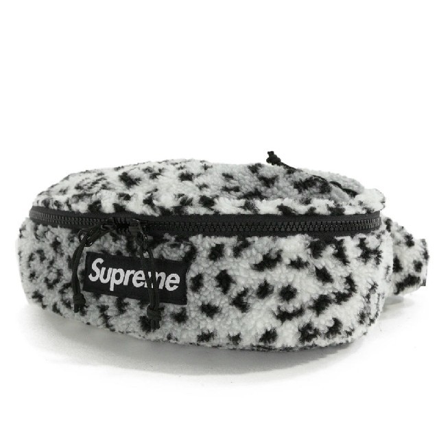 supreme leopard Leopard Fleece bag 17awカラーホワイト