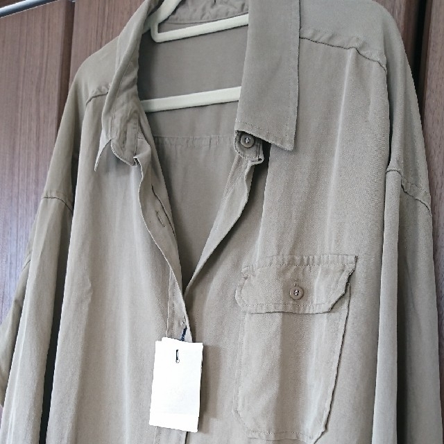 【今期新品】 Plage   Military washシャツ  キャメル