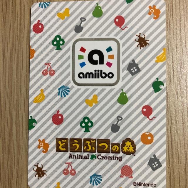 とびだせどうぶつの森 amiiboカード  ジュン エンタメ/ホビーのトレーディングカード(シングルカード)の商品写真