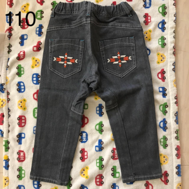 FELISSIMO(フェリシモ)の8006☆ フェリシモ  サルエルデニムパンツ  110 キッズ/ベビー/マタニティのキッズ服男の子用(90cm~)(パンツ/スパッツ)の商品写真