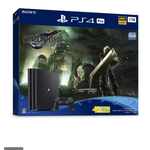 PlayStation 4 Pro FINAL FANTASY VII REMA家庭用ゲーム機本体