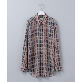 ビューティアンドユースユナイテッドアローズ(BEAUTY&YOUTH UNITED ARROWS)の【新品タグ付】CHECK PRINT SHIRT/シャツ　<6/roku> ロク(シャツ/ブラウス(長袖/七分))