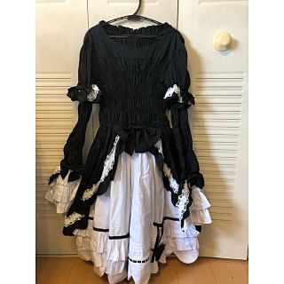 アンジェリックプリティー(Angelic Pretty)の【カノン様専用】ロリータワンピース♡パニエ、カチューシャ付き！(ひざ丈ワンピース)