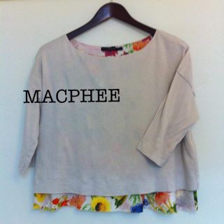 トゥモローランド(TOMORROWLAND)のMACPHEE♡カットソー(Tシャツ(長袖/七分))