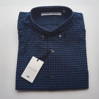 ユニクロ(UNIQLO)のUNIQLO and LEMAIRE コットンチェックシャツ(シャツ)