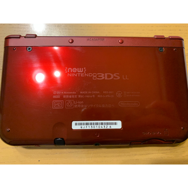 ニンテンドー3DS(ニンテンドー3DS)の桜丸様専用　new ニンテンドー　3DS LL 本体　メタリックレッド エンタメ/ホビーのゲームソフト/ゲーム機本体(携帯用ゲーム機本体)の商品写真
