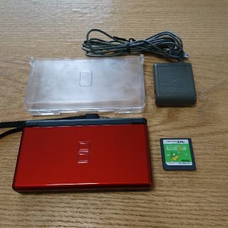 ニンテンドーDS(ニンテンドーDS)の【ゆい様専用】ニンテンドーDS lite レッド ソフト「えいご漬け」付き(携帯用ゲーム機本体)