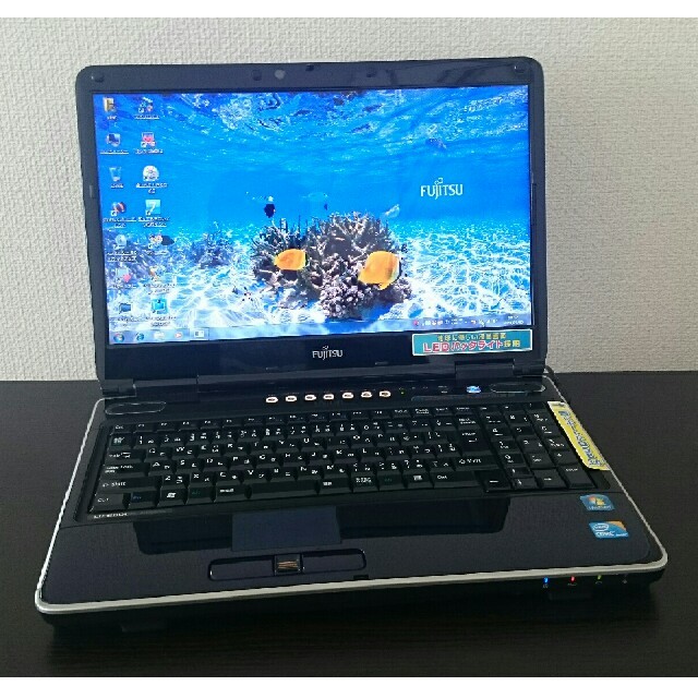 富士通CPU★LIFEBOOK★i5/4GB/500GB/Blu-ray Disc/カメラ