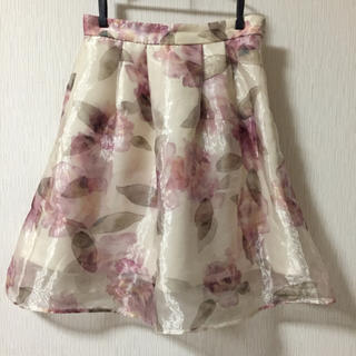 ミッシュマッシュ(MISCH MASCH)のミッシュ♡フラワーオーガンスカート♡(ひざ丈スカート)