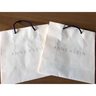 アンクライン(ANNE KLEIN)のアンクラインの紙袋2枚(美品)(ショップ袋)