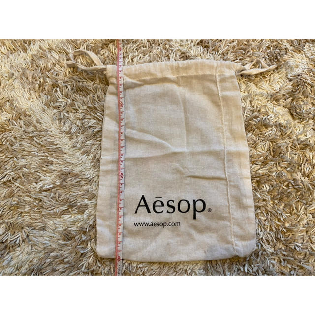Aesop(イソップ)の【未使用】Aesop 巾着　イソップ　ショッパー レディースのファッション小物(ポーチ)の商品写真