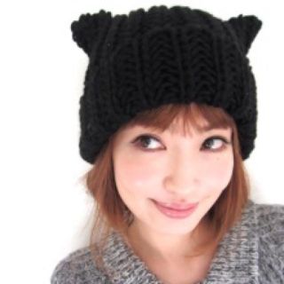 CA4LA - CA4LA 猫耳ニット帽の通販 by じる's shop|カシラならラクマ