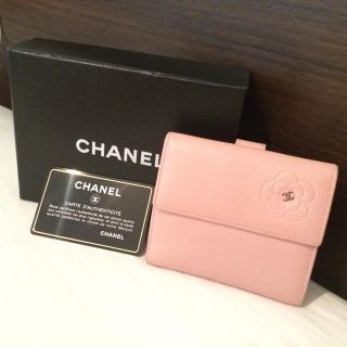 シャネル(CHANEL)のCHANEL*カメリア*ピンク(財布)