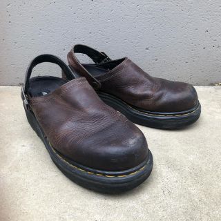 珍モデルドクターマーチン DR Martens サボ サンダル レザーシューズ