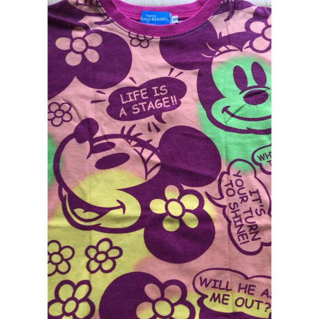 Disney(ディズニー)のディズニーテイシャツ！サイズ110 キッズ/ベビー/マタニティのキッズ服女の子用(90cm~)(Tシャツ/カットソー)の商品写真