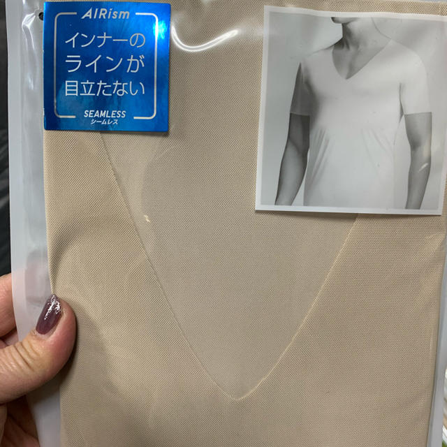 UNIQLO(ユニクロ)のユニクロエアリズムM3枚 メンズのトップス(Tシャツ/カットソー(半袖/袖なし))の商品写真