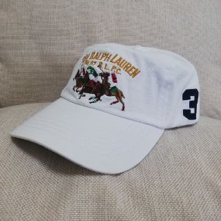 ポロラルフローレン(POLO RALPH LAUREN)の新品男女兼用ラルフローレンbig pony キャップ白(キャップ)