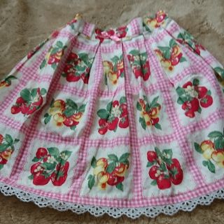 シャーリーテンプル(Shirley Temple)の【専用】シャーリーテンプル 苺&サクランボ柄スカート size120(スカート)