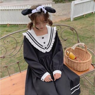 ロリータ 制服ワンピース セーラー服(シャツ/ブラウス(長袖/七分))