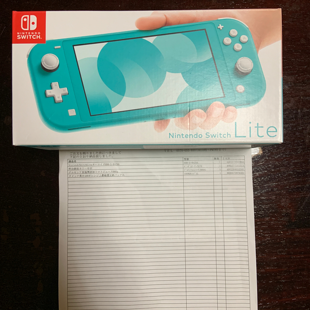 Nintendo Switch Lite ターコイズ 納品書付き 【高い素材】 18513円 ...