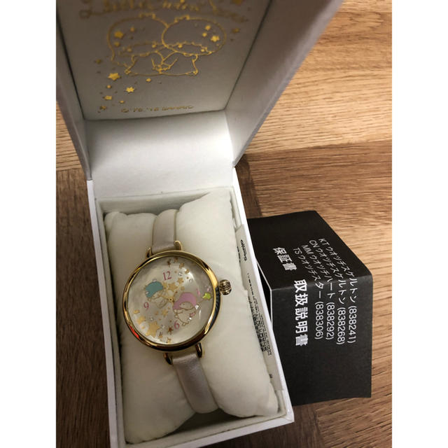サンリオ(サンリオ)の新品未使用品箱、タグ付き　サンリオキキララ腕時計 レディースのファッション小物(腕時計)の商品写真