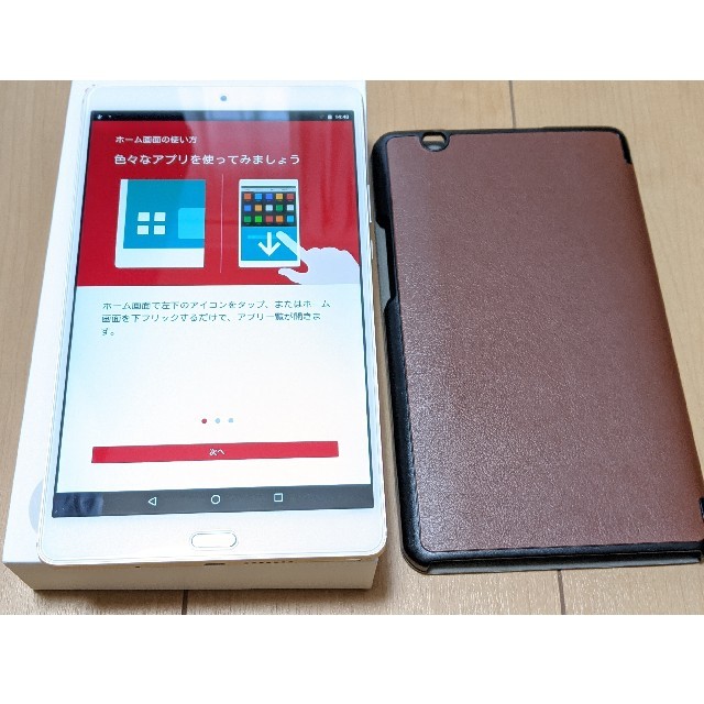 PC/タブレットdocomo d-tab Compact d-01j ゴールドSIMロック解除済