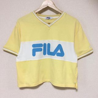 フィラ(FILA)のFILA スポーティーＶネックTシャツ♪(Tシャツ(半袖/袖なし))