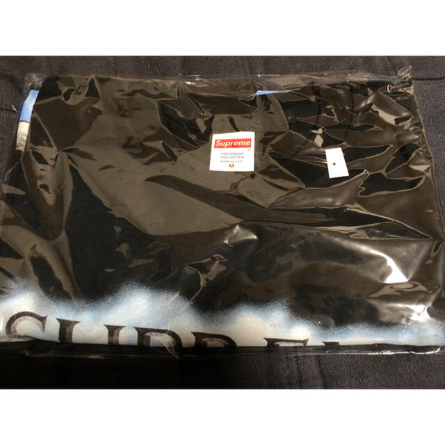 Supreme 19fw Levitation Tee 黒M+白S