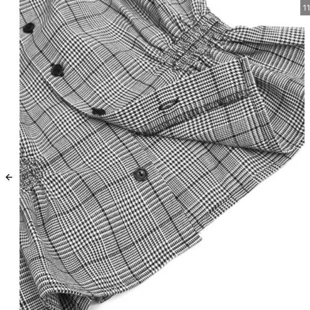 ANAP(アナップ)のチェックシャツシャーリングブラウス レディースのトップス(シャツ/ブラウス(長袖/七分))の商品写真