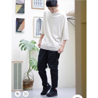 ステュディオス(STUDIOUS)のName. nylon tapered 2tuck trousers 超美品(ワークパンツ/カーゴパンツ)