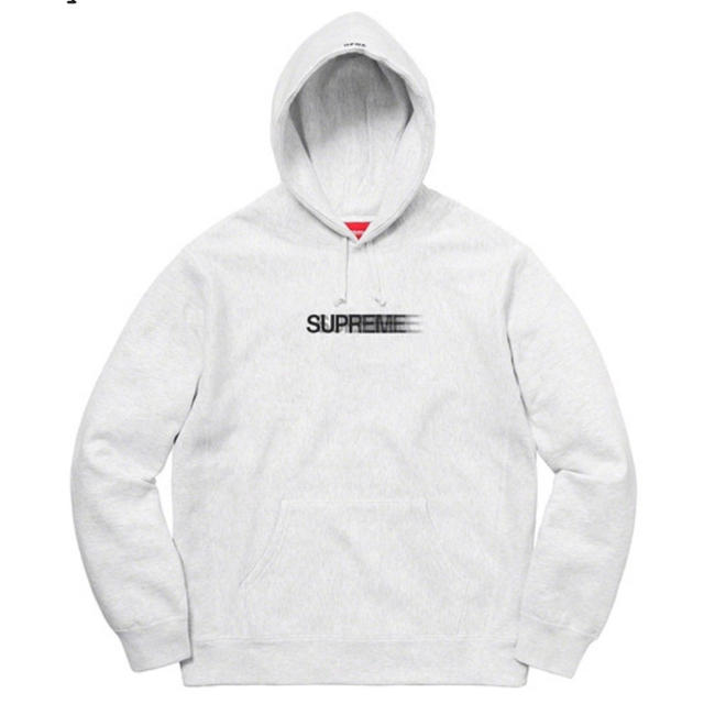 パーカーL supreme motion logo hooded sweatshirt