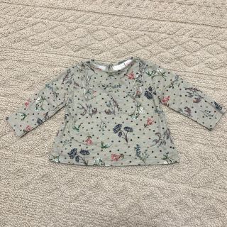 ザラキッズ(ZARA KIDS)のzara baby 花柄 トップス(シャツ/カットソー)